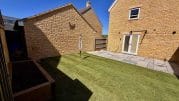 new lawn and patio in Ross-on-wye